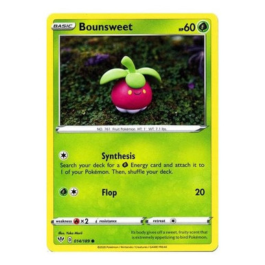 bounsweet pokemon card value - Sun & Moon - Unified Minds - The item available is listed in the Title Bounsweet - 013/198 (Reverse Foil)