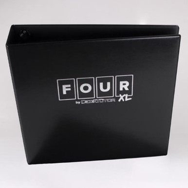 Deck Tutor FOUR XL Ring Binder - Black | Magic Madhouse
