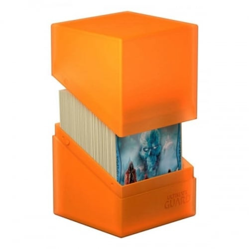 Ultimate Guard Boulder Deck Case 100+ Poppy Topaz in Orange