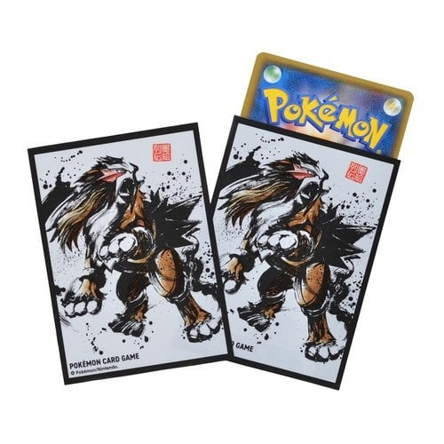 Pokemon Caligraphy Entei Sleeves (64)