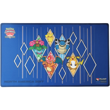 Pokemon NORTH AMERICA Championship 2017 Gen 1 Starters Playmat view 2