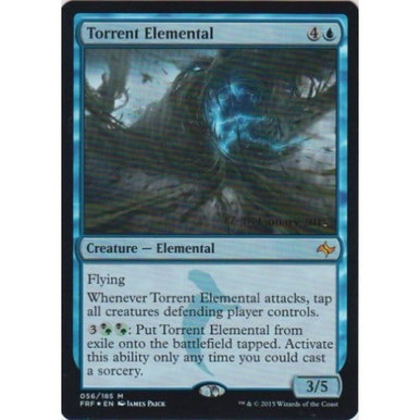 Torrent Elemental Torrent Elemental (Fate Reforged Prerelease foil) | Magic Madhouse