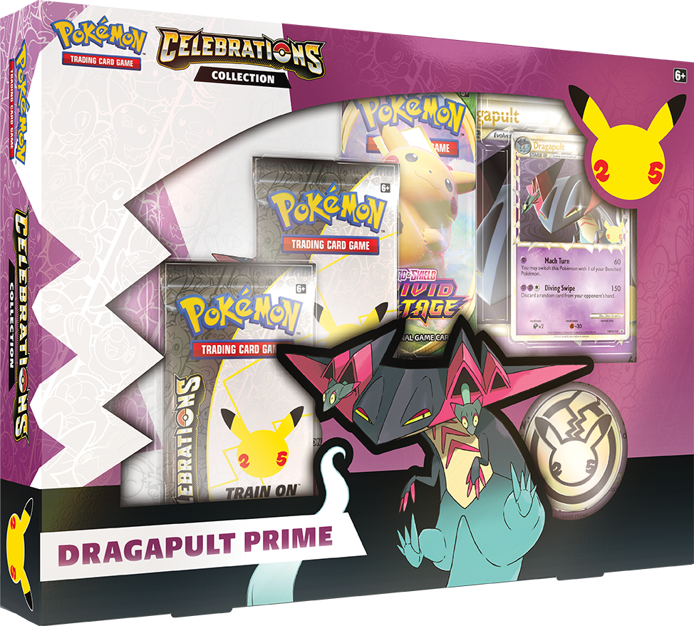 Pokemon Celebrations Collection Box - Dragapult Prime