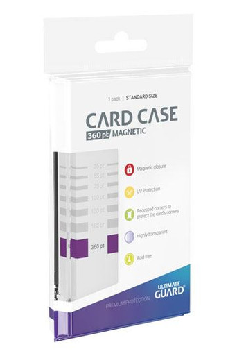 Ultimate Guard Magnetic Card Case 360 pt in Clear view 2