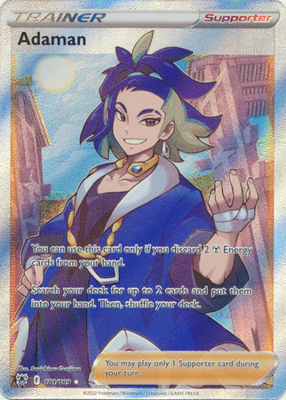 adaman pokemon card rainbow POKMON GAME s10D 083/067 HR Evolves from null Rules You can use this card only if you discard 2 Metal Energy cards from your hand Adaman - Etsy UK