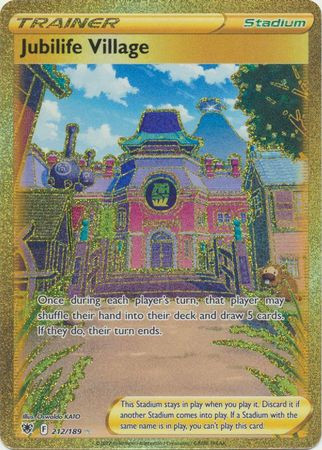 jubilife village pokemon card gold CGC 9.5 Japanese Stadium (Graded Card) Trainer Form Jubilife Village - 093/067 (093/067)