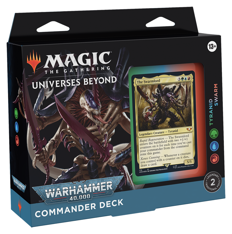 Magic: The Gathering Universes Beyond: Warhammer 40,000 - Tyranid Swarm Commander Deck | 40000