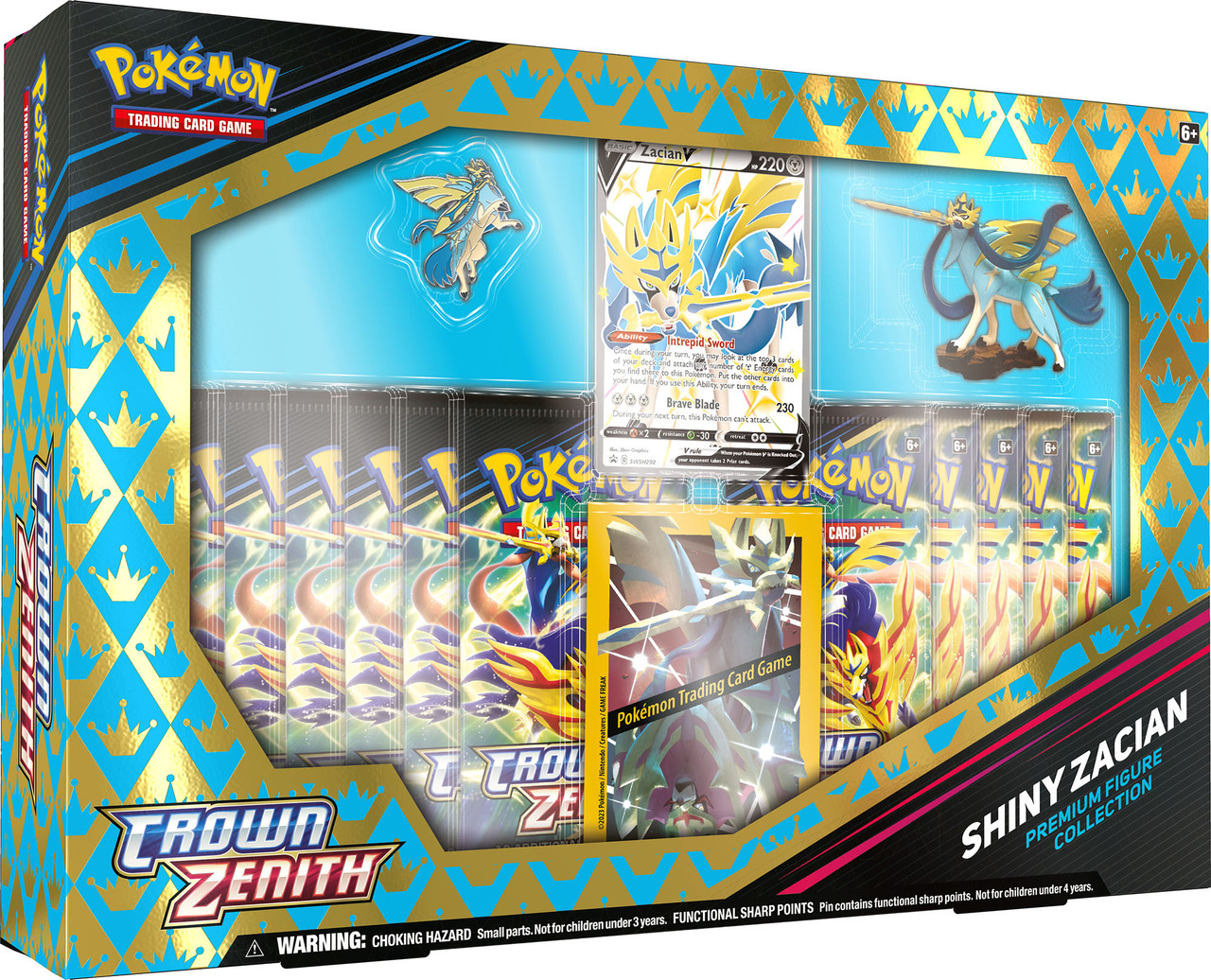 Pokemon Crown Zenith Premium Figure Collection - Shiny Zacian