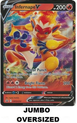 all oversized pokemon cards Jumbo Pokémon | Cards This card is freshly removed from a promo box and placed immediately into a protective sleeve 30Pcs Oversized Pokemon Cards Jumbo