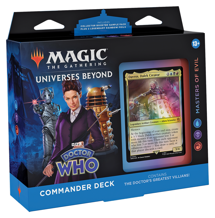 Magic: The Gathering Doctor Who Commander Deck - Masters Of Evil | Universes Beyond: