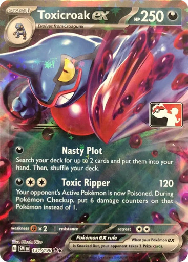 toxicroak ex pokemon card price Amazon.com: Pokemon - Toxicroak ex 232/198 - Scarlet & Violet - Ultra Rare