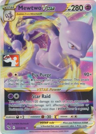 pokemon go mewtwo v promo card 2022 Swsh Black Star #229 Fa/Mewtwo Pokemon ETB PSA  Aloha Shop Pokmon Hit Points280 HP Form Mewtwo V (Alternate Full Art)