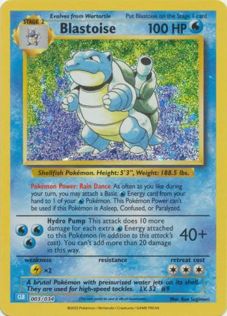 CGC 9.5 Blastoise - 003/025 - 2021 Pokémon 25th Anniversary Promo (Jap