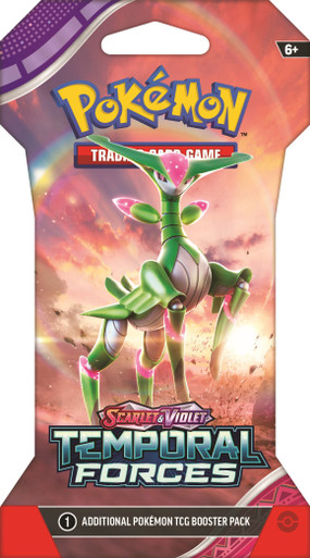Pokemon Scarlet and Violet Temporal Forces Booster Pack (Cardboard Packaging)