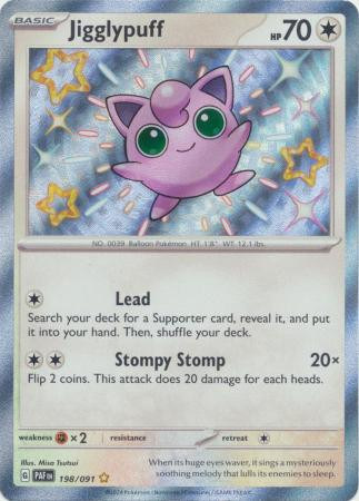 shiny jigglypuff pokemon card TCG - s3 - 035/100 (C) [1] Lead Search your deck for a Supporter card Gm each day is another