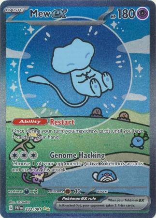 SV Paldean Fates 232/091 Mew ex (Alternative Art, Full Art
