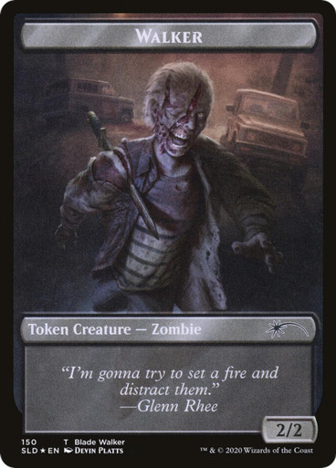 Walker Token (#150) (Secret Lair - The Walking Dead) (Secret Lair
