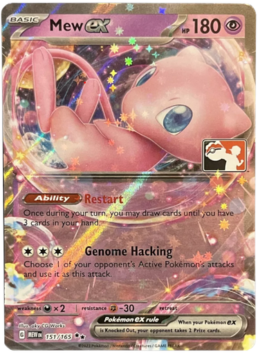 Scarlet & Violet 151 151/165 Mew ex (Prize Pack League Promo) | Magic  Madhouse