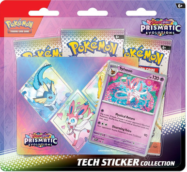 Pokemon SV Prismatic Evolutions Tech Sticker Collection - Sylveon