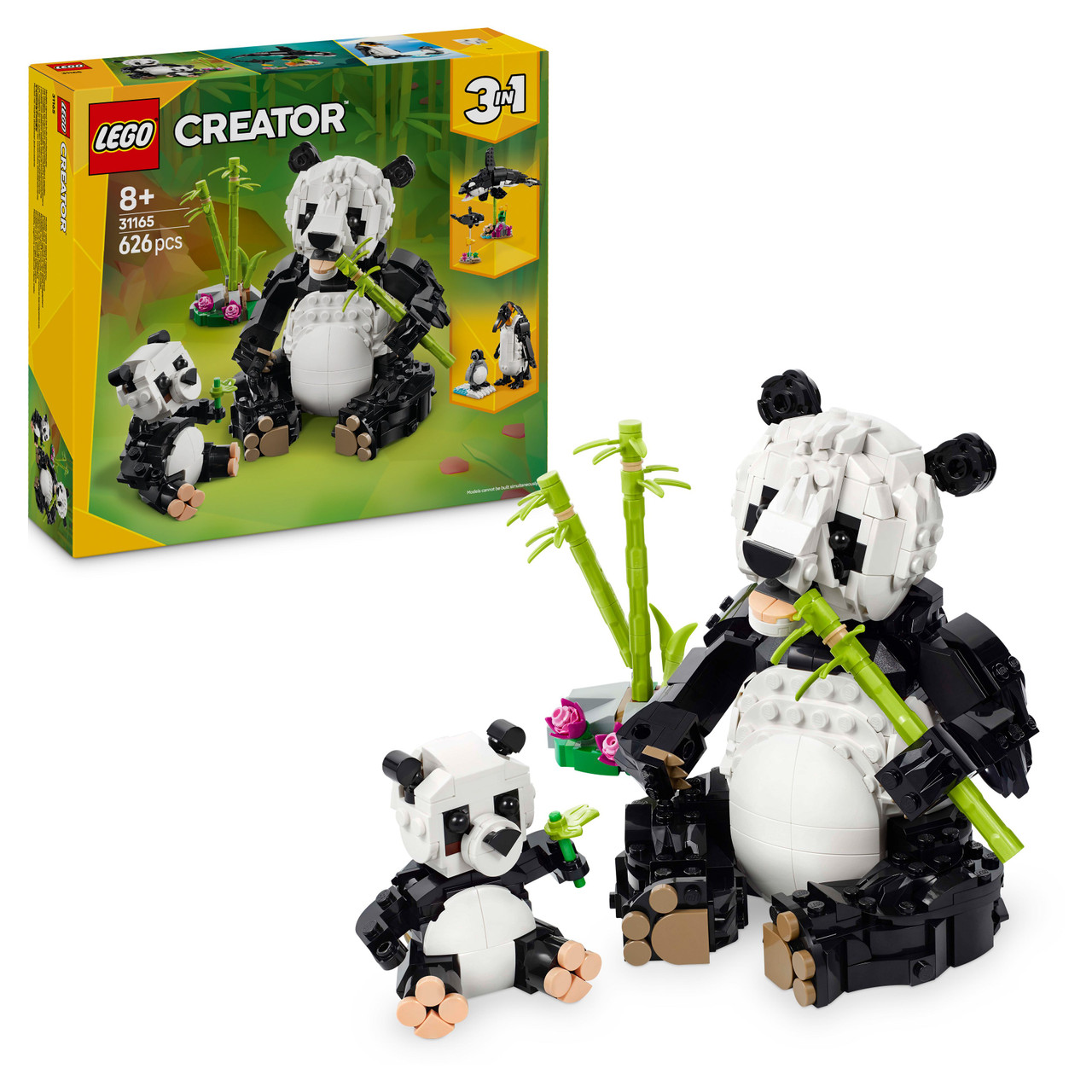 Lego Creator 3in1 Wild Animals: Panda Family Set 31165
