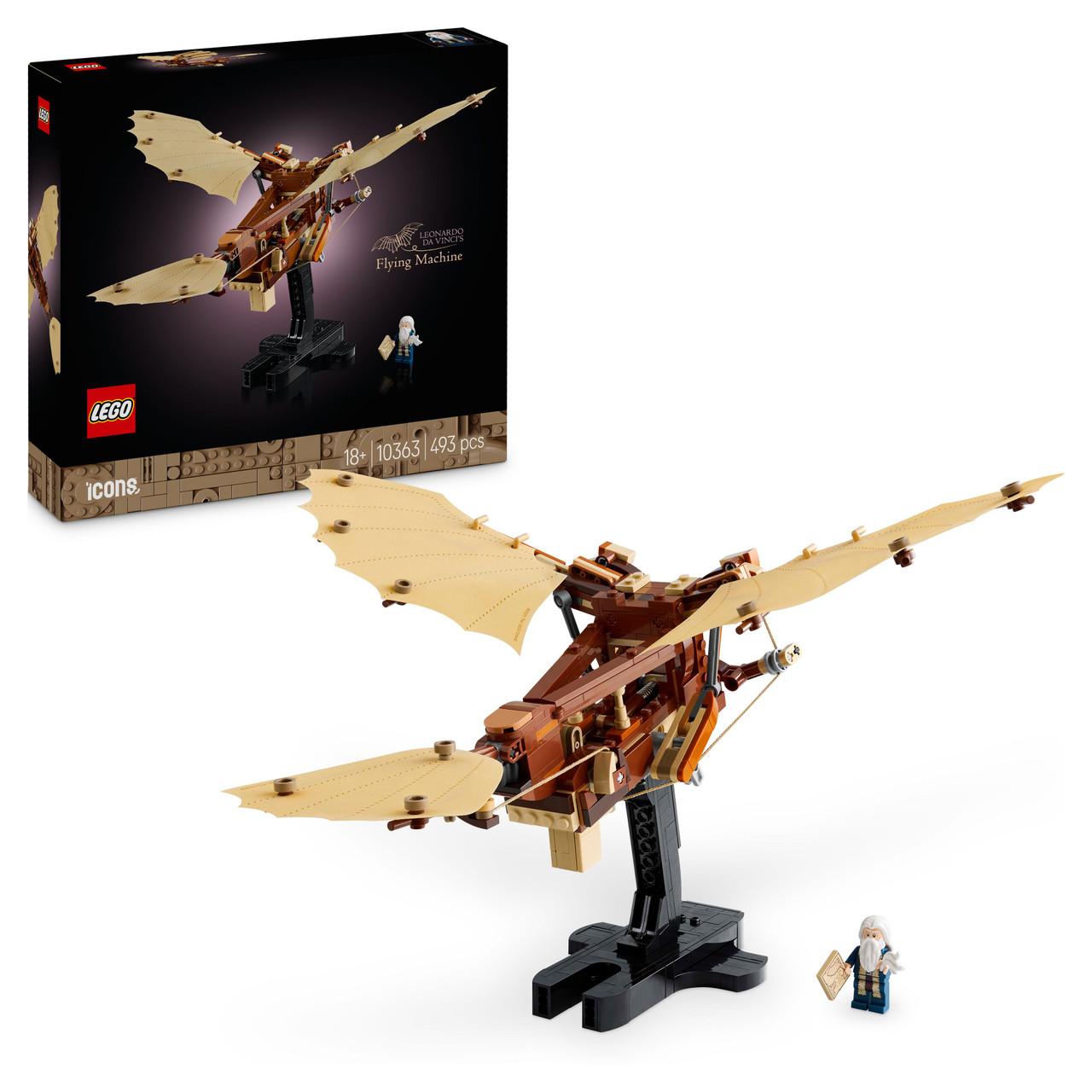 Lego Icons Leonardo da Vinci's Flying Machine Set 10363