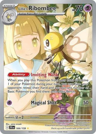 キ*ラ様 Lillie's Ribombee #105 ART RARE SV Journey Together 164/159 Lillie's Ribombee (Illustration Rare
