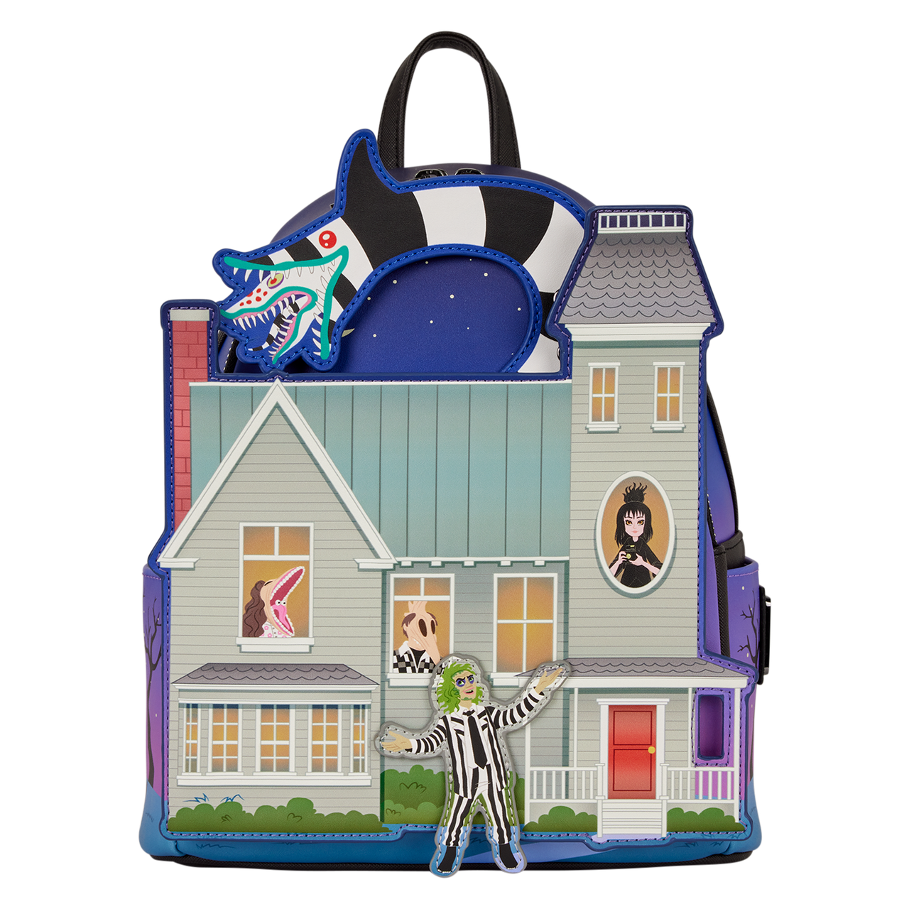 Loungefly Beetlejuice: Deetz House Glow Mini Backpack