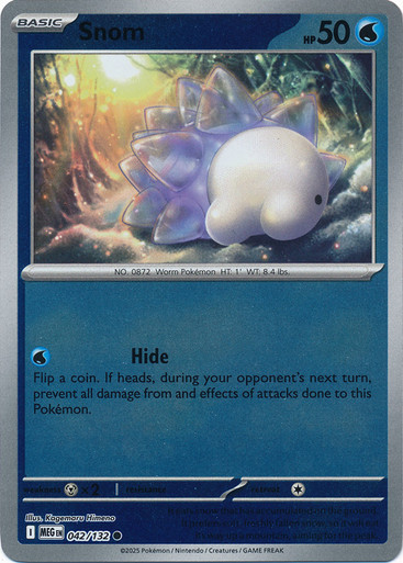 Mega Evolution 042/132 Snom (Reverse Holo) | Magic Madhouse Mega Evolution 042/132 Snom (Reverse Holo) | Magic Madhouse