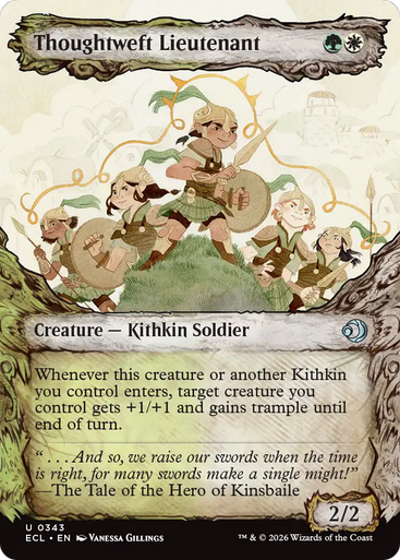 Thoughtweft Lieutenant (Fable Frame) | Lorwyn Eclipsed、Magic: The Gathering、kayou