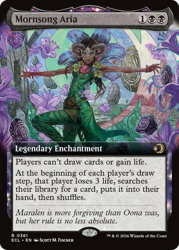 Mornsong Aria (Extended Art) | Lorwyn Eclipsed、Magic: The Gathering、kayou
