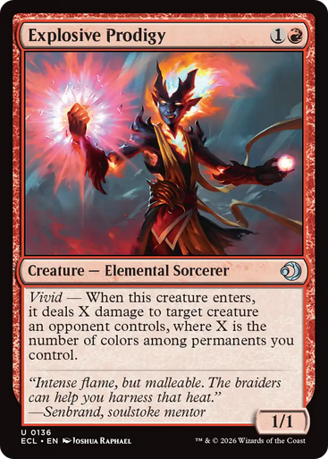 Explosive Prodigy (Foil) | Lorwyn Eclipsed、Magic: The Gathering、kayou