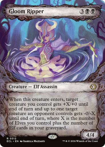 Gloom Ripper (Fable Frame Foil) | Lorwyn Eclipsed、Magic: The Gathering、kayou