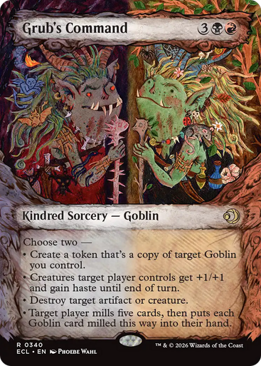 Grub's Command (Fable Frame Foil) | Lorwyn Eclipsed、Magic: The Gathering、kayou