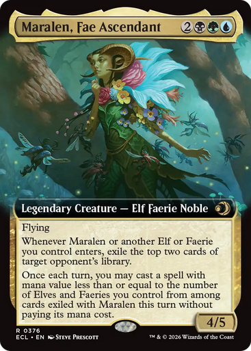 Maralen, Fae Ascendant (Extended Art Foil) | Lorwyn Eclipsed、Magic: The Gathering、kayou