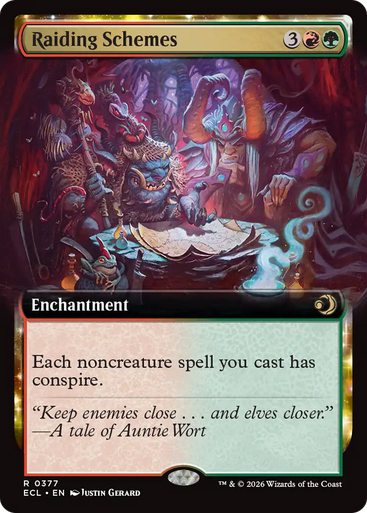 Raiding Schemes (Extended Art Foil) | Lorwyn Eclipsed、Magic: The Gathering、kayou