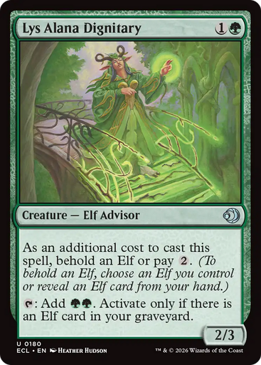 Lys Alana Dignitary (Foil) | Lorwyn Eclipsed、Magic: The Gathering、kayou