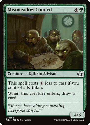 Mistmeadow Council (Foil) | Lorwyn Eclipsed、Magic: The Gathering、kayou