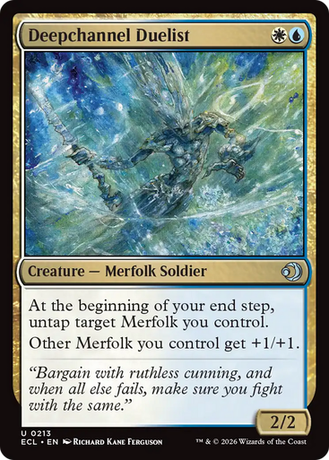 Deepchannel Duelist (Foil) | Lorwyn Eclipsed、Magic: The Gathering、kayou