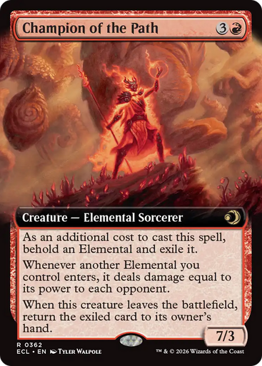 Champion of the Path (Extended Art) | Lorwyn Eclipsed、Magic: The Gathering、kayou