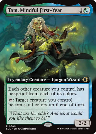 Tam, Mindful First-Year (Extended Art) | Lorwyn Eclipsed、Magic: The Gathering、kayou