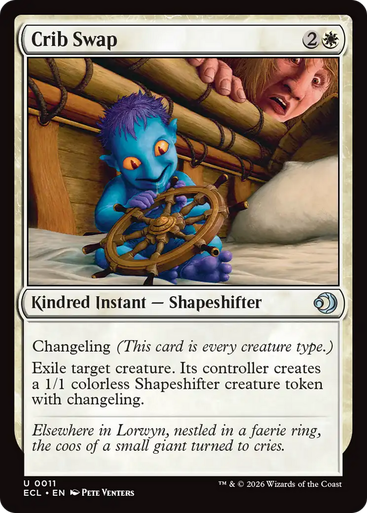 Crib Swap (Foil) | Lorwyn Eclipsed、Magic: The Gathering、kayou