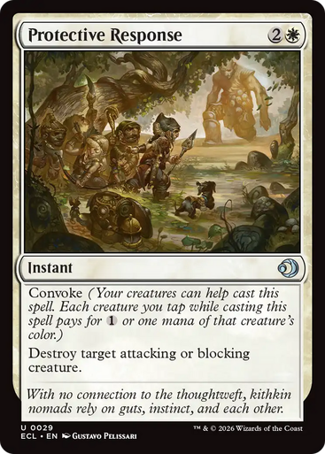 Protective Response (Foil) | Lorwyn Eclipsed、Magic: The Gathering、kayou