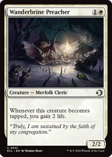 Wanderbrine Preacher (Foil) | Lorwyn Eclipsed、Magic: The Gathering、kayou