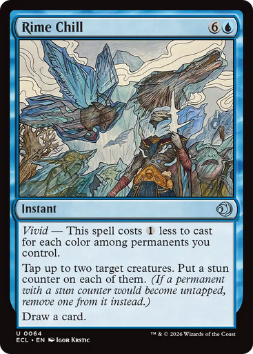 Rime Chill (Foil) | Lorwyn Eclipsed、Magic: The Gathering、kayou