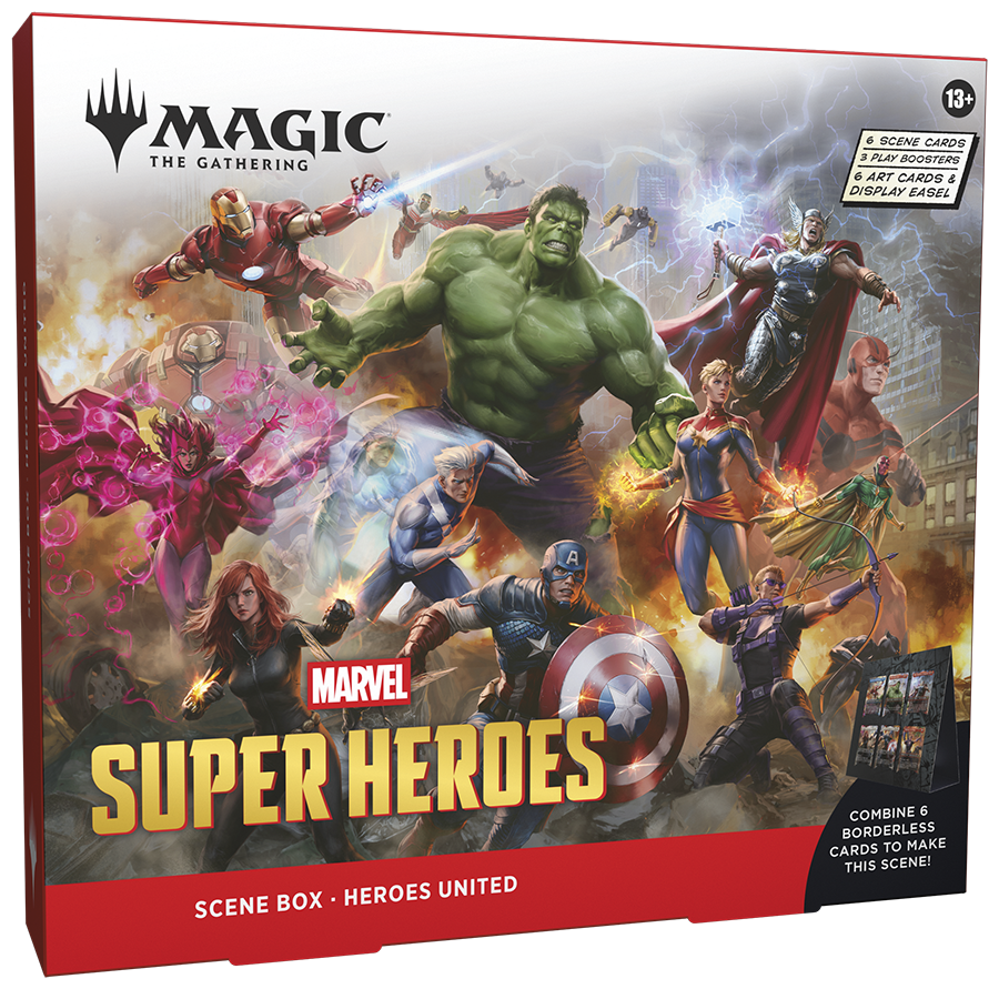 Magic: The Gathering Marvel Super Heroes Scene Box Heroes United Marvel Super Heroes