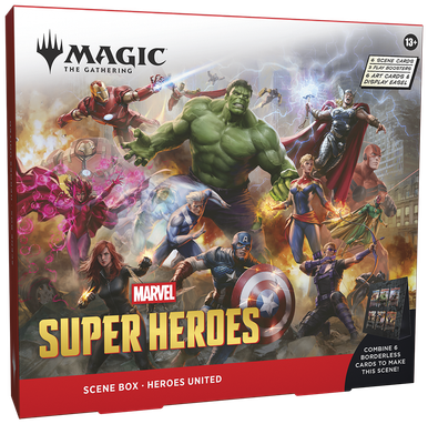 Magic: The Gathering Marvel Super Heroes Scene Box Heroes United Marvel Super Heroes view 2