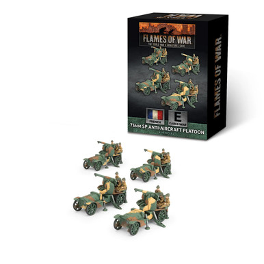 Flames of War - French: 75mm SP Anti-Aircraft Platoon (x4)、Gale Force Nine、kayou