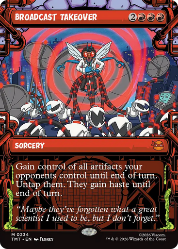 Broadcast Takeover (Showcase Frame) | Teenage Mutant Ninja Turtles、Magic: The Gathering、kayou