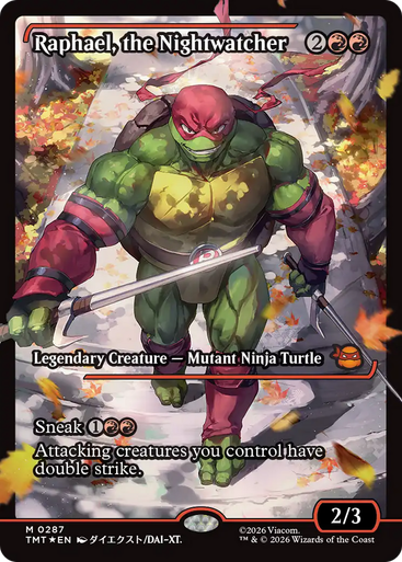 Raphael, the Nightwatcher (Japan Showcase Foil) | Teenage Mutant Ninja Turtles、Magic: The Gathering、kayou
