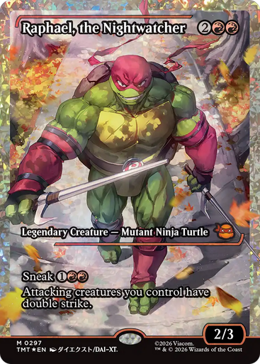 Raphael, the Nightwatcher (Japan Showcase Fracture Foil) | Teenage Mutant Ninja Turtles、Magic: The Gathering、kayou